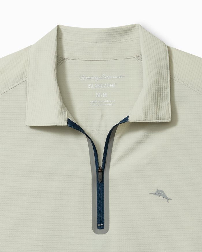 Pebble Coast Half-Zip IslandZone Polo