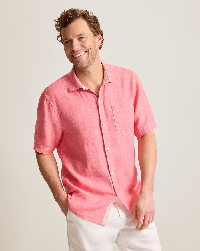 Paradise Breezer Linen Short-Sleeve Shirt
