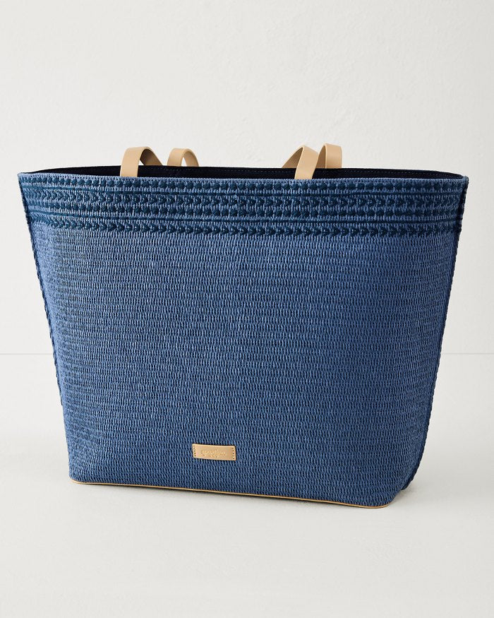 Ogeechee Blue Palm Beach Tote