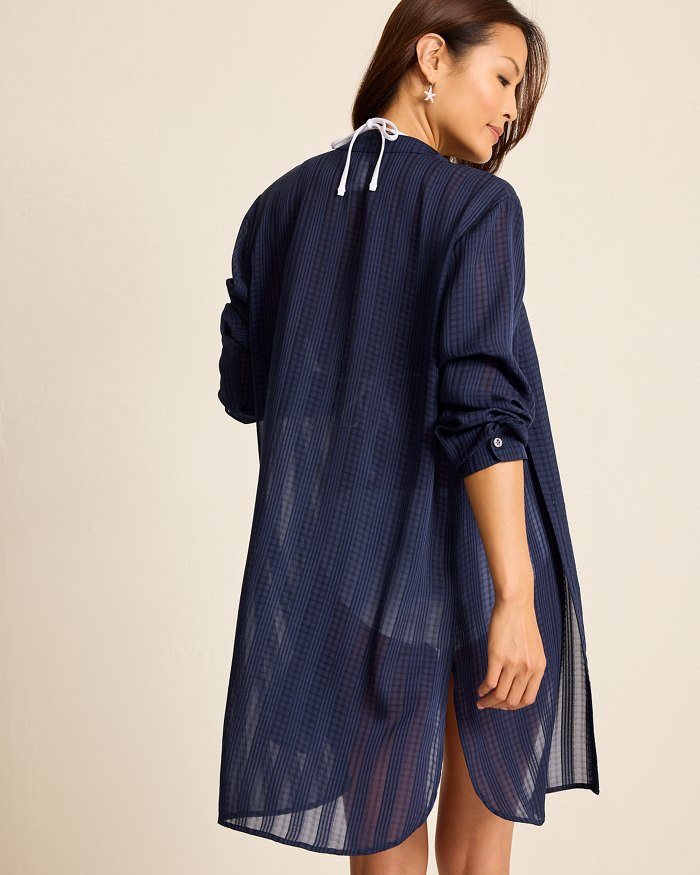 Cadiz Chiffon Boyfriend Beach Shirt
