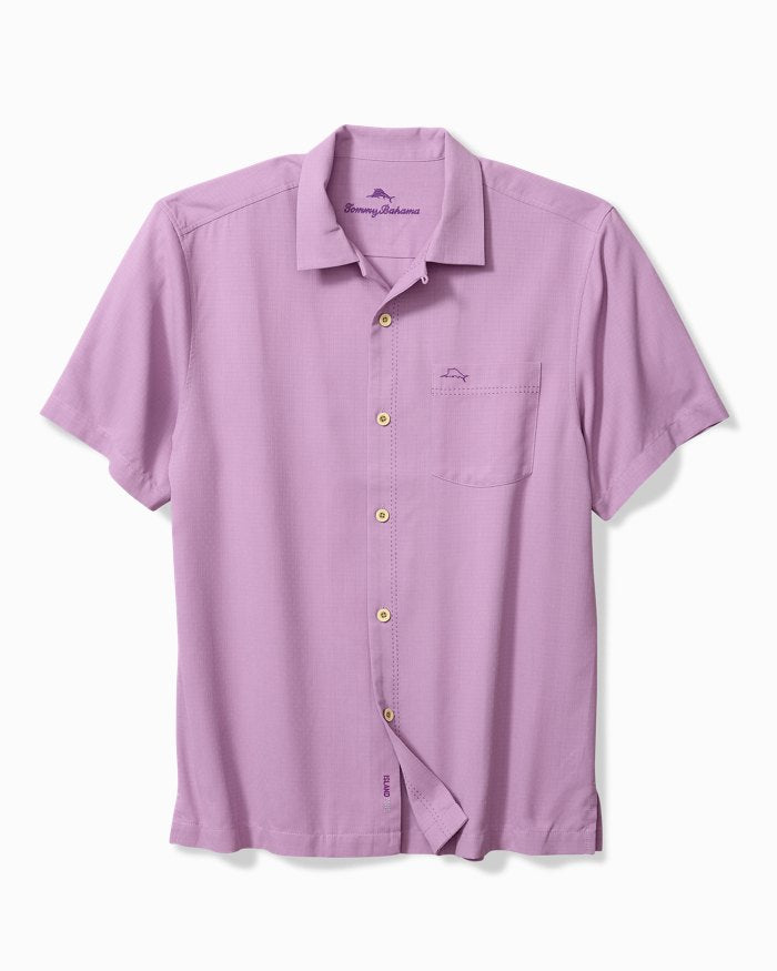Big & Tall Coastal Breeze Check IslandZone Camp Shirt
