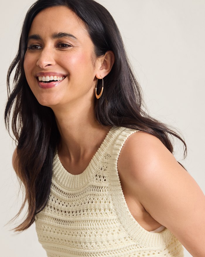 Crochet Stitch Sleeveless Sweater