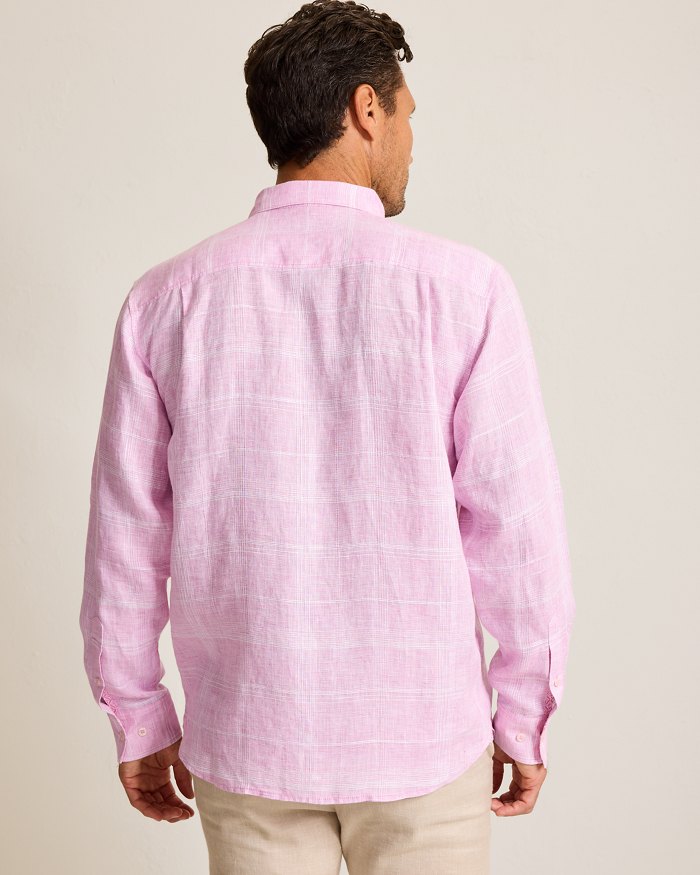 Paradisio Plaid Linen Shirt