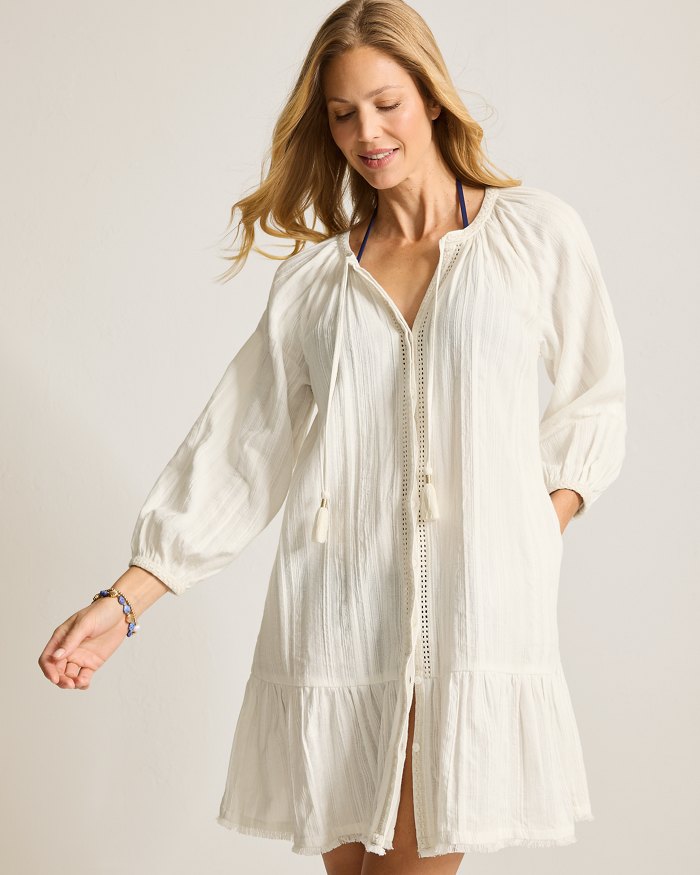 Mykonos Gauze Coverup Dress