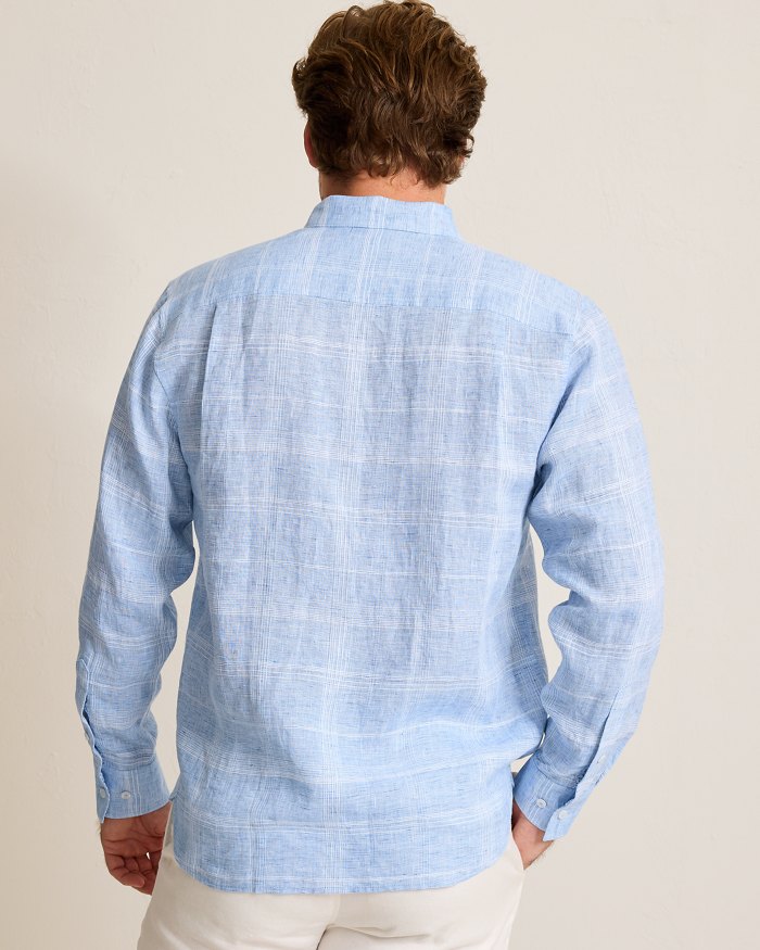 Paradisio Plaid Linen Shirt