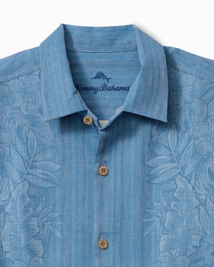 Maui Border Silk Camp Shirt