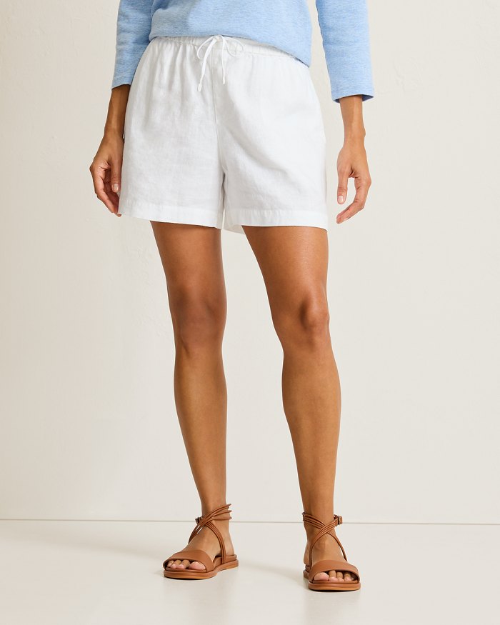Two Palms High-Rise Linen Easy Shorts