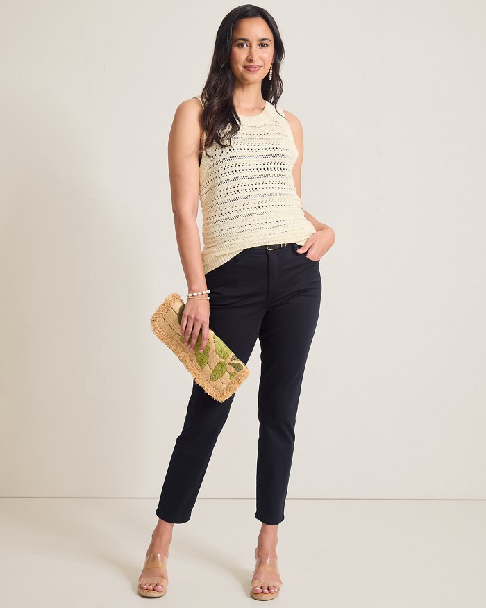 Crochet Stitch Sleeveless Sweater