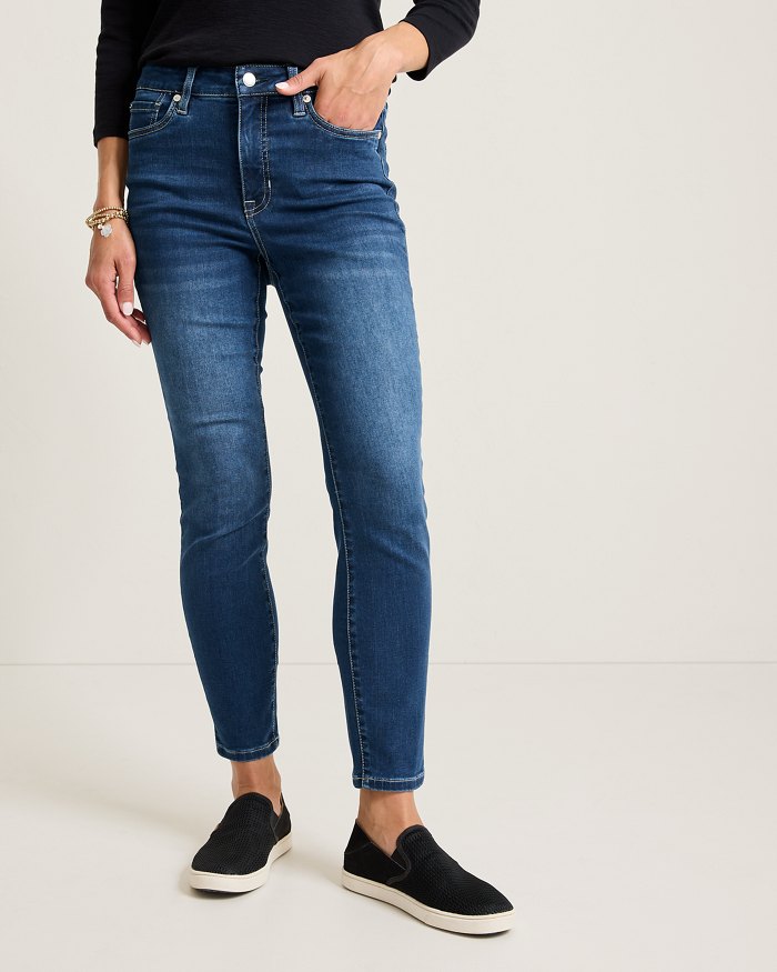 High-Rise Skinny Ankle Jeans