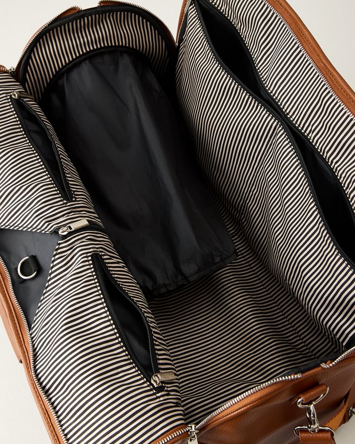 Brett Chestnut 2-In-1 Roller Garment Duffel Bag