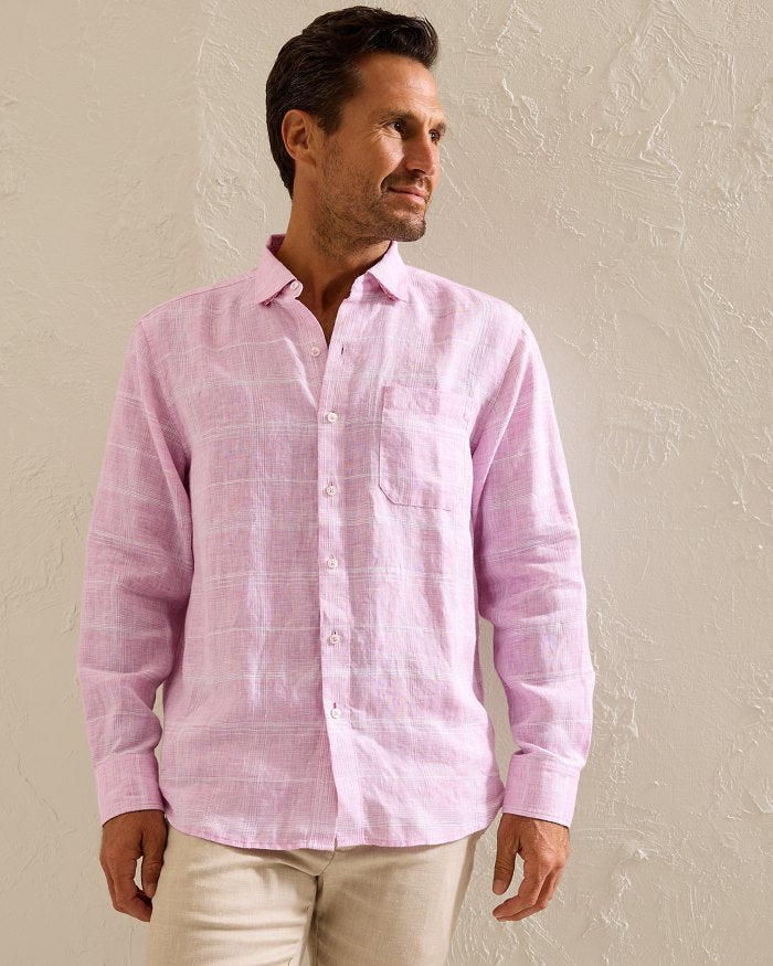 Paradisio Plaid Linen Shirt