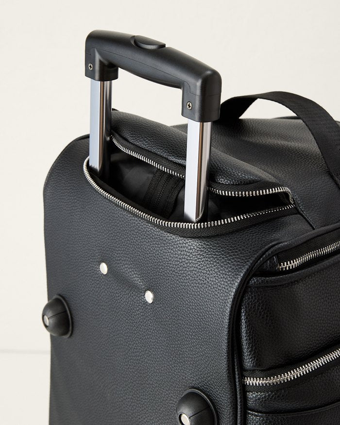Brett Black 2-In-1 Roller Garment Duffel Bag
