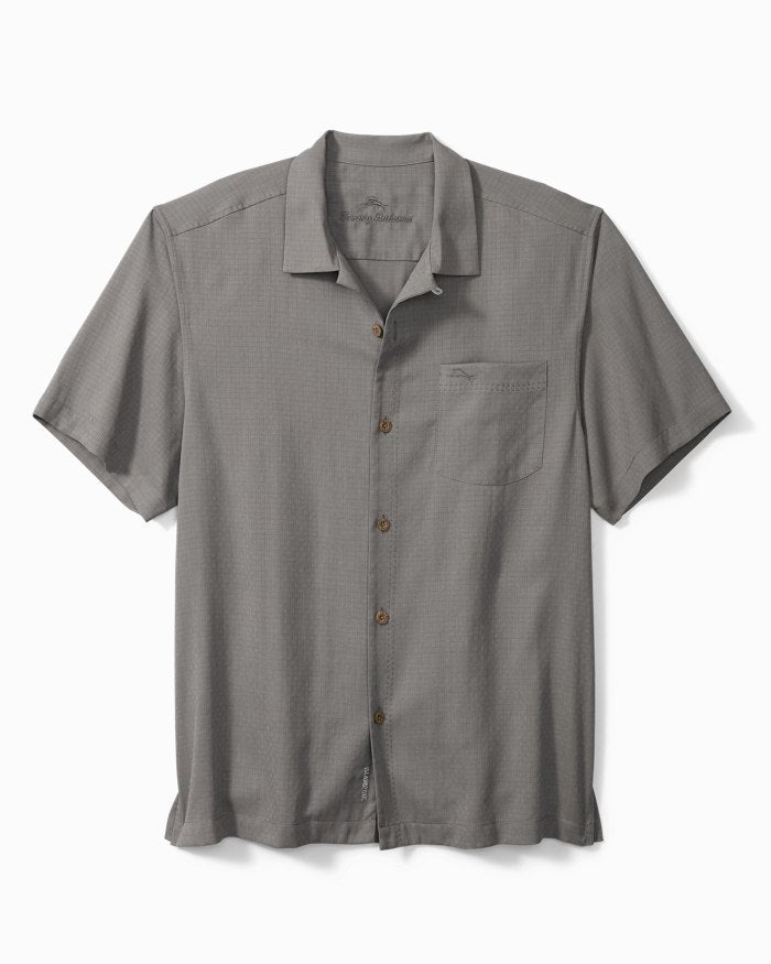 Big & Tall Coastal Breeze Check IslandZone Camp Shirt