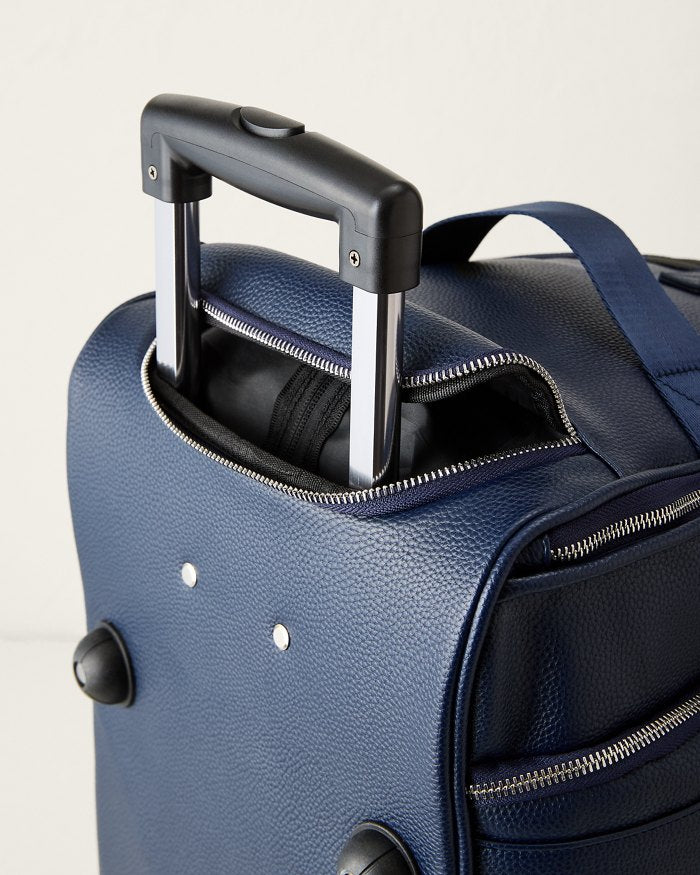 Brett Navy 2-In-1 Roller Garment Duffel Bag