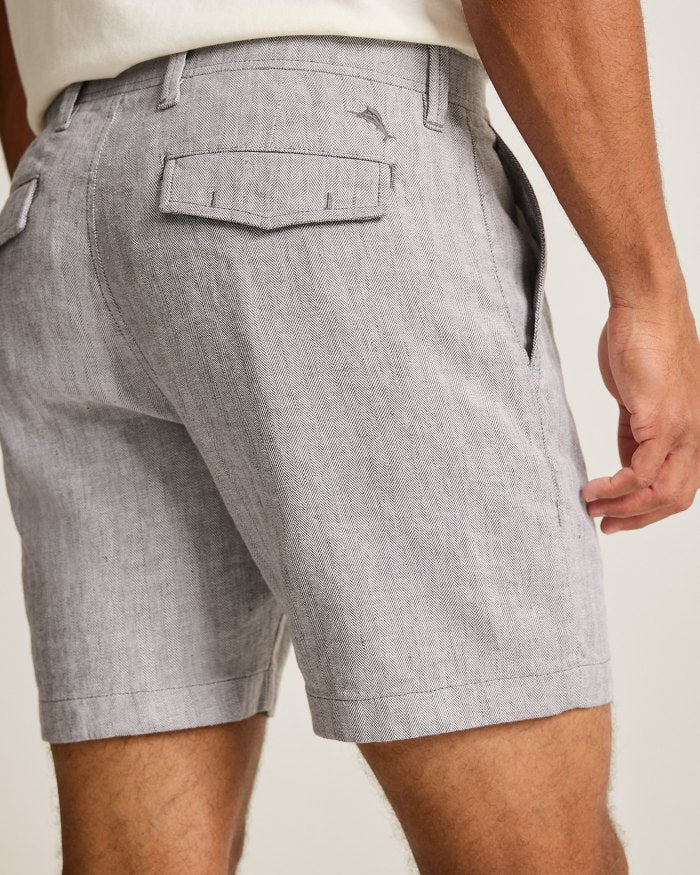 Beach Coast Stretch-Linen 7-Inch Shorts