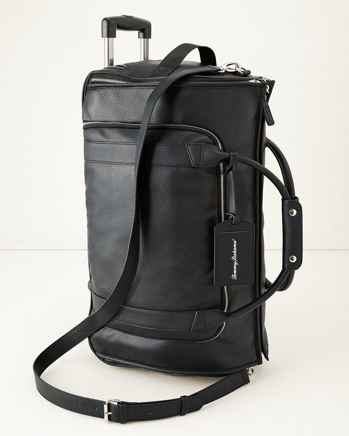 Brett Black 2-In-1 Roller Garment Duffel Bag