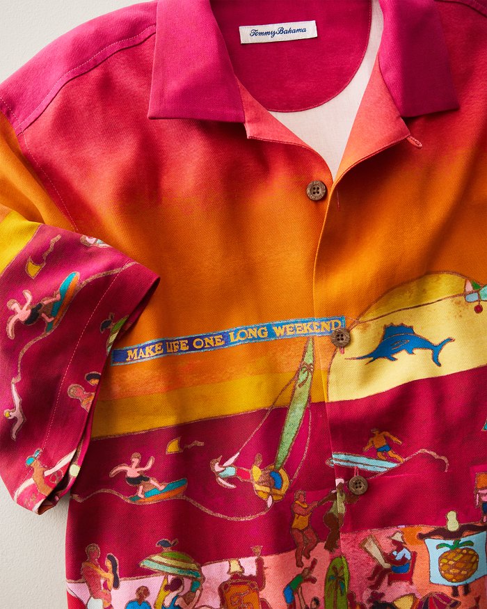 Scenic to Believe It Silk Camp Shirt
