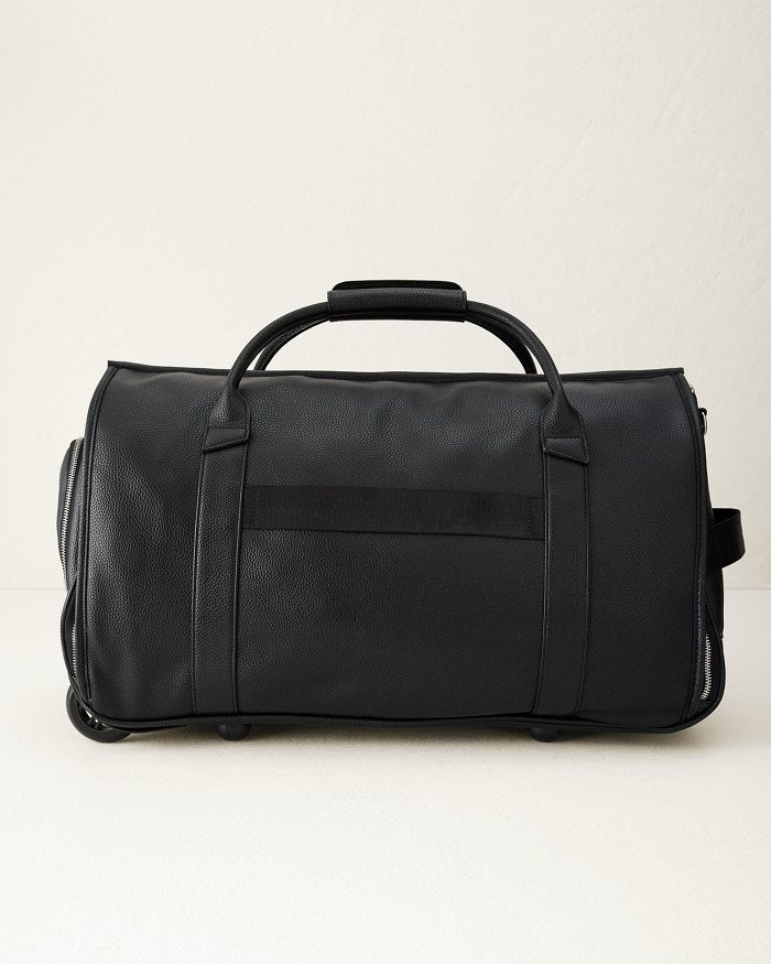 Brett Black 2-In-1 Roller Garment Duffel Bag