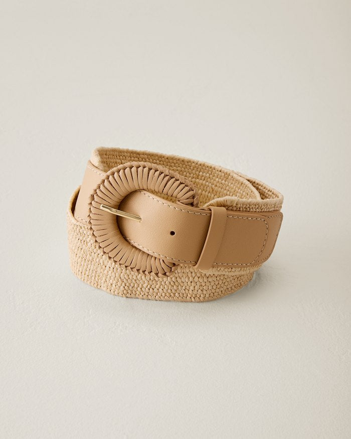 Lillian Sand Stretch-Papyrus Belt