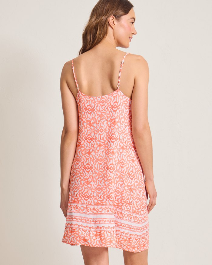 Jersey Sleeveless Short Sleep Dress