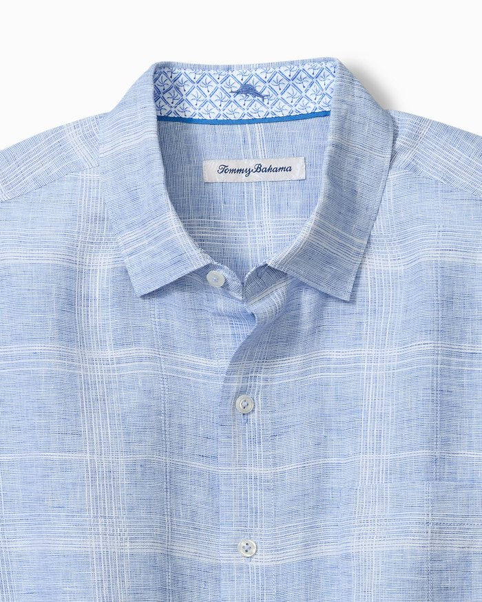 Paradisio Plaid Linen Shirt