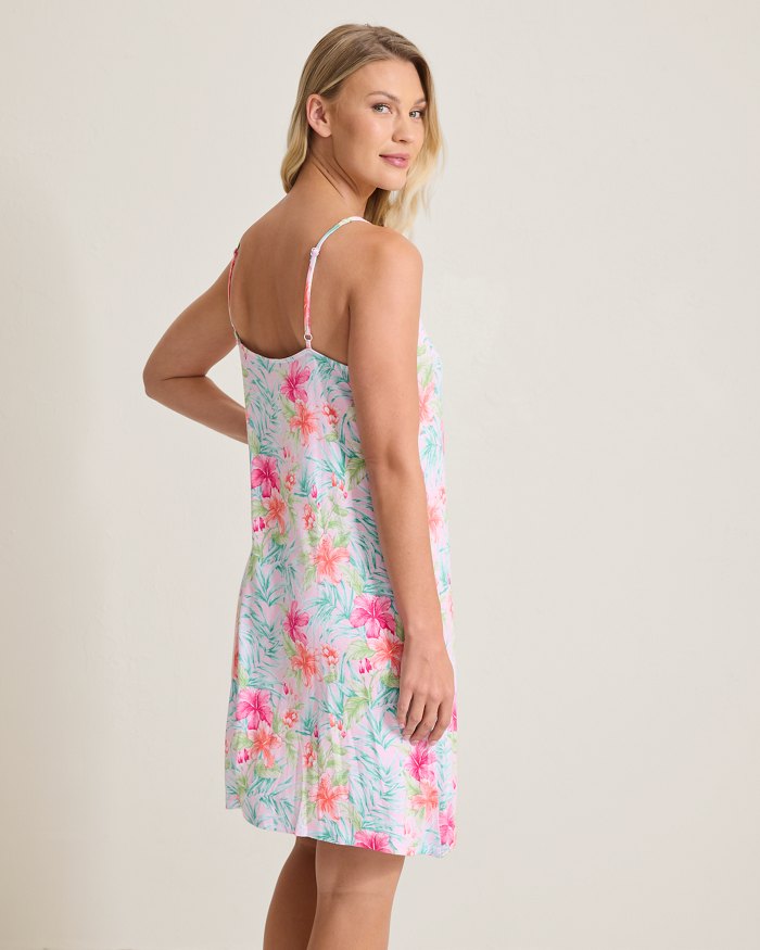 Jersey Sleeveless Short Sleep Dress