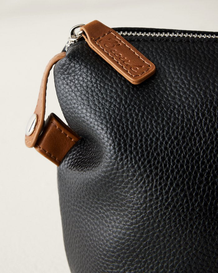 Black Embossed Marlin Dopp Kit