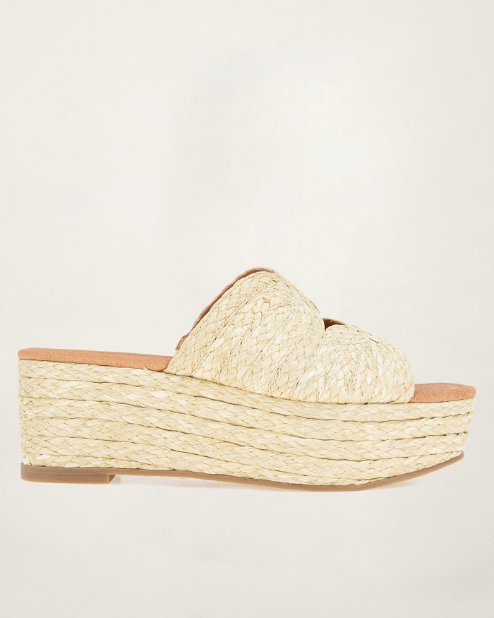 André Assous Serene Raffia Wedges
