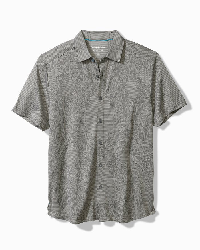 Big & Tall Palm Coast Cascade Vines IslandZone Knit Shirt
