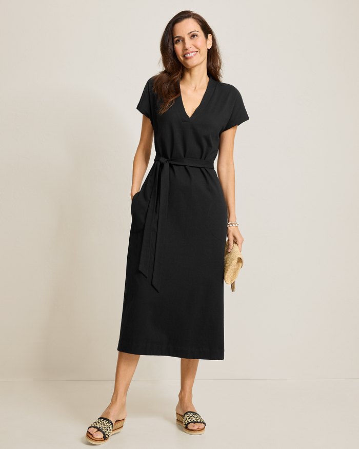 Islandscape Jersey Midi Dress
