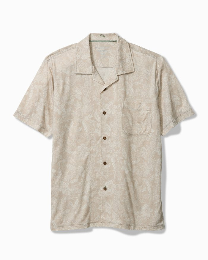 Big & Tall Vista Mar Leaf It To Me IslandZone Camp Shirt