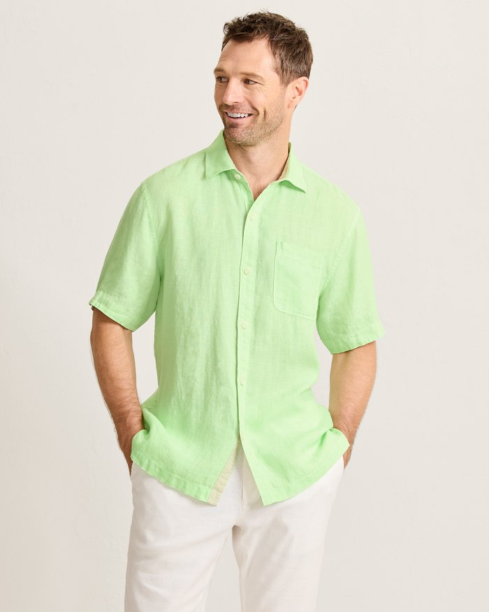 Paradise Breezer Linen Short-Sleeve Shirt