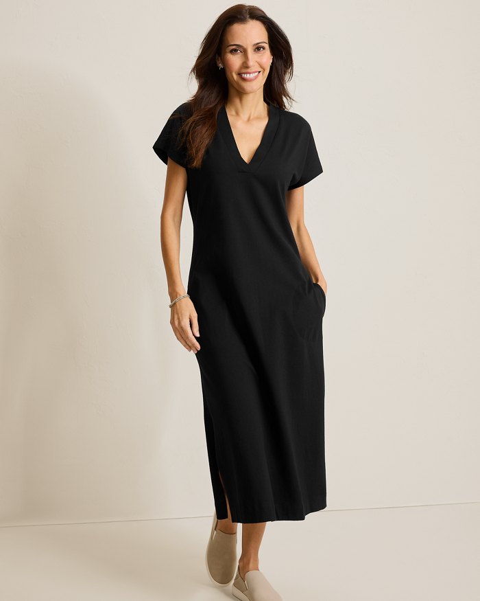 Islandscape Jersey Midi Dress