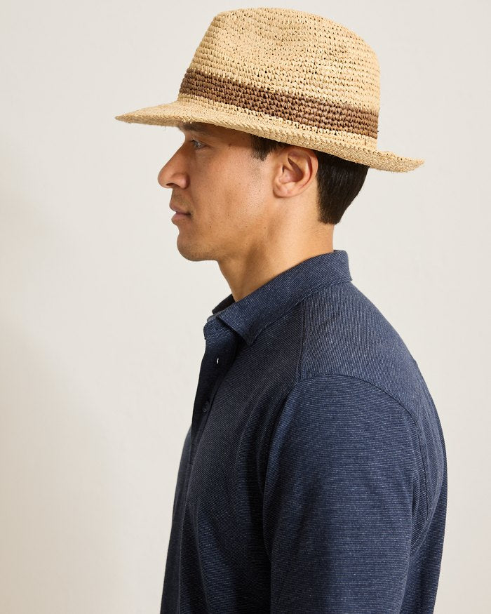 Crochet Raffia Packable Hat