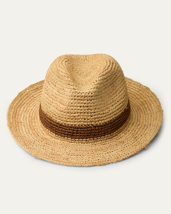 Crochet Raffia Packable Hat
