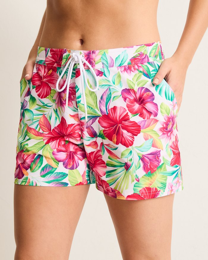 Fiesta Floral Beach Shorts