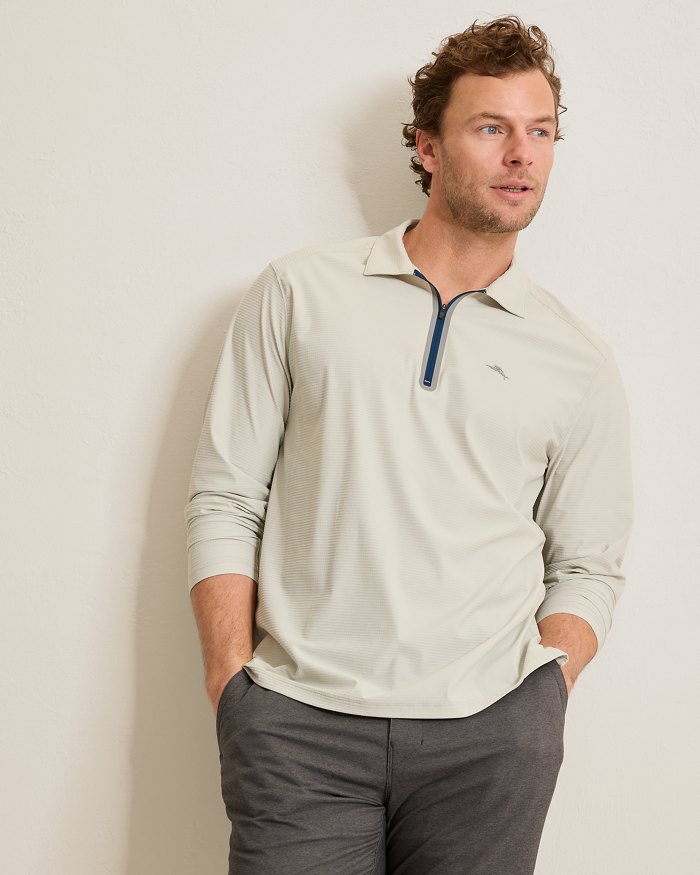 Pebble Coast Half-Zip Polo
