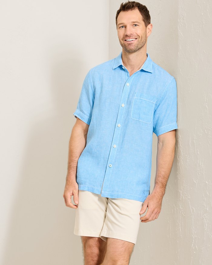 Paradise Breezer Linen Short-Sleeve Shirt
