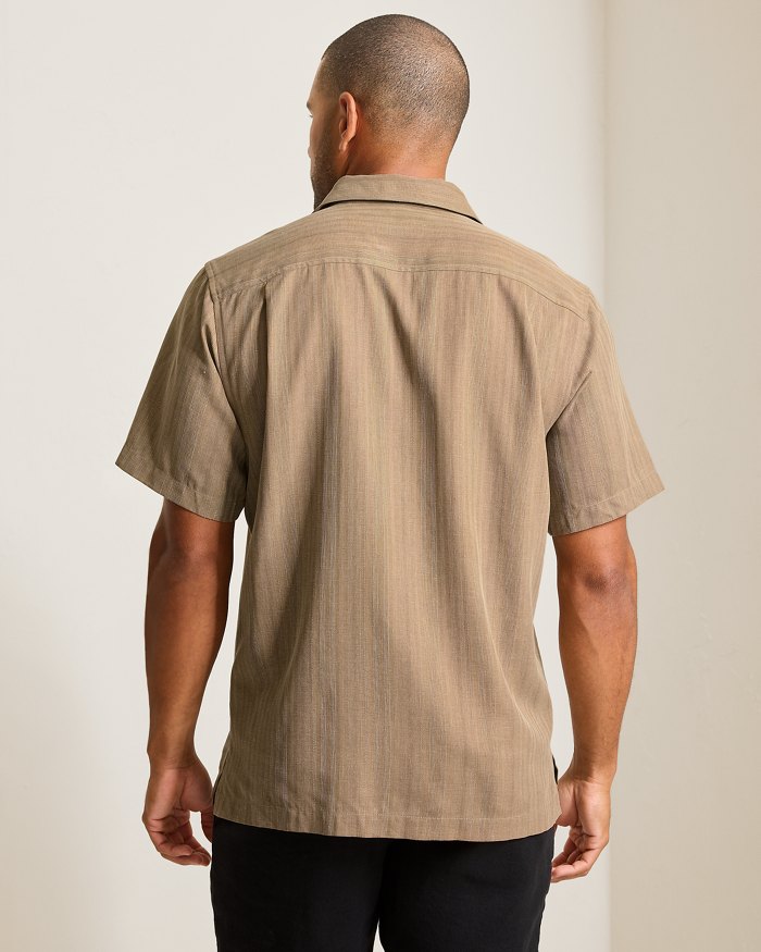 Maui Border Silk Camp Shirt