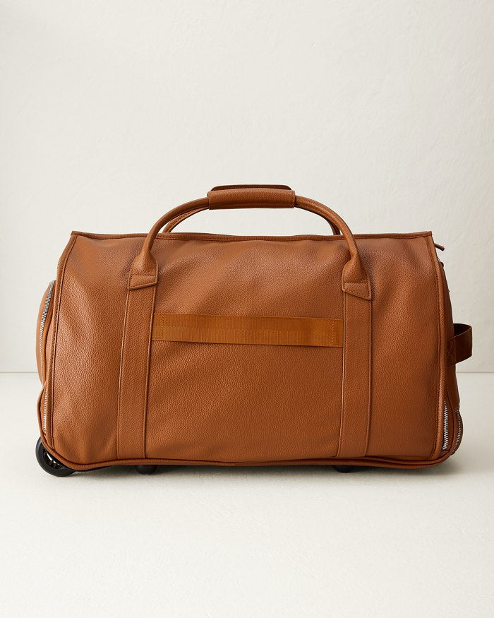 Brett Chestnut 2-In-1 Roller Garment Duffel Bag