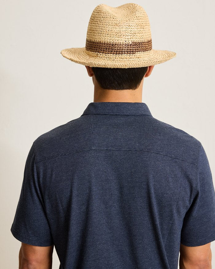 Crochet Raffia Packable Hat