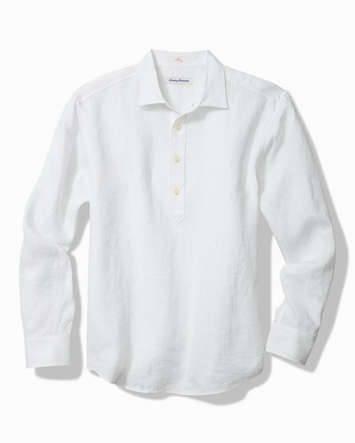 Desert Riviera Linen Popover Shirt
