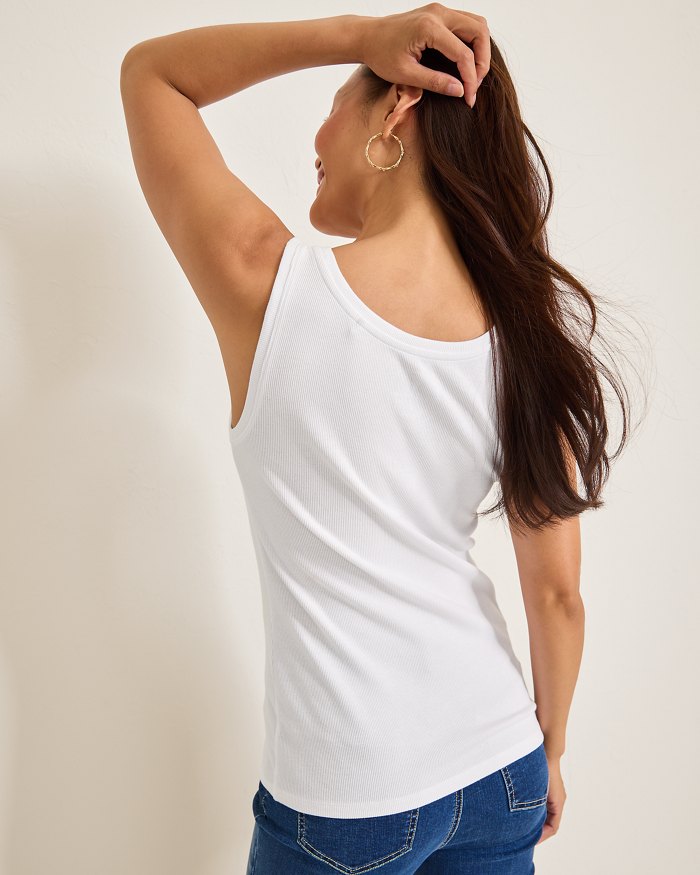Sunset Bay Ribbed Tank Top
