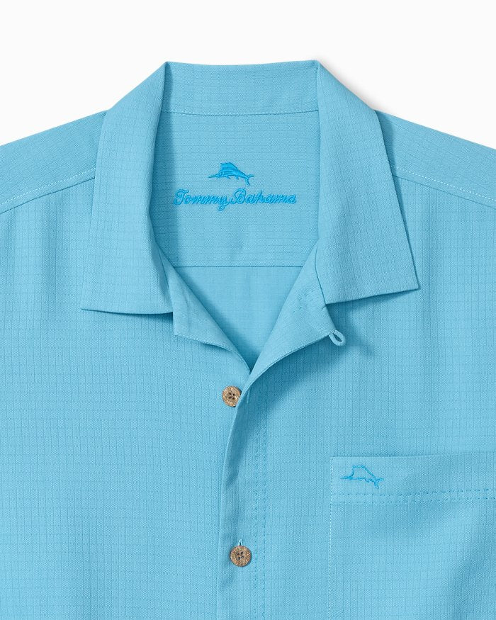Big & Tall Coastal Breeze Check IslandZone Camp Shirt