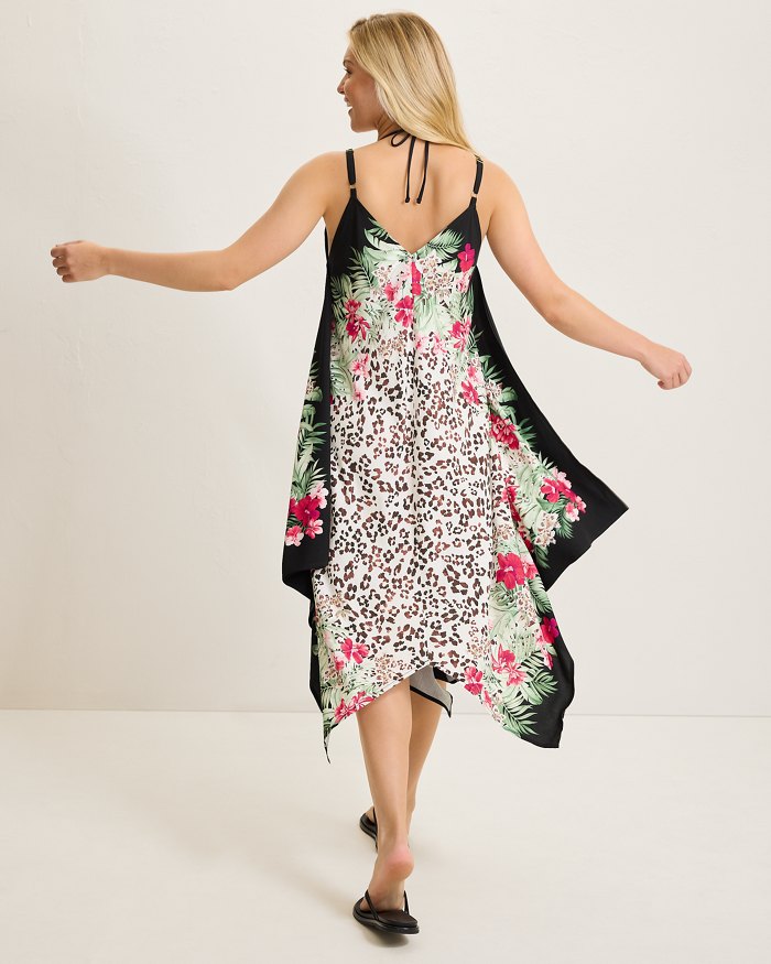Lily Cat Scarf Coverup Dress