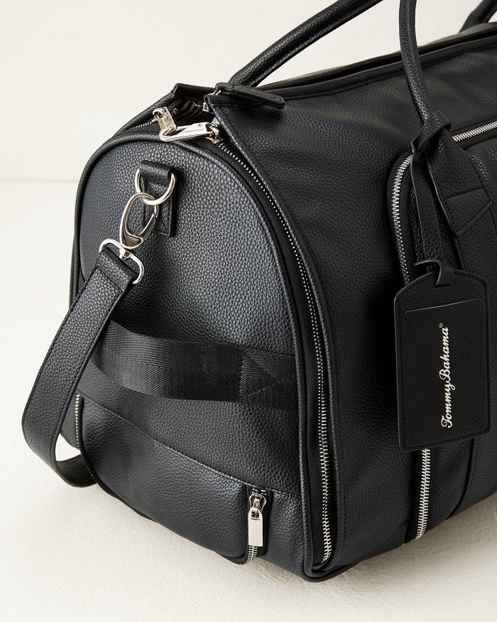 Brett Black 2-In-1 Roller Garment Duffel Bag