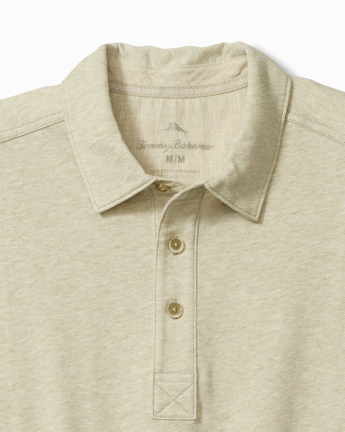 Laurito Beach Linen-Blend Polo