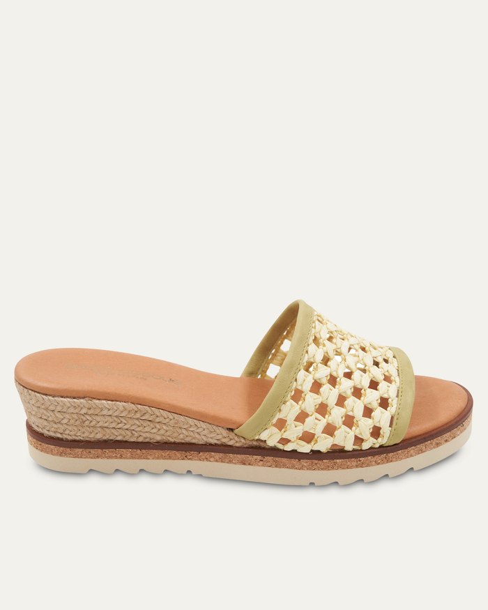 André Assous Nessie Raffia Espadrille Wedges