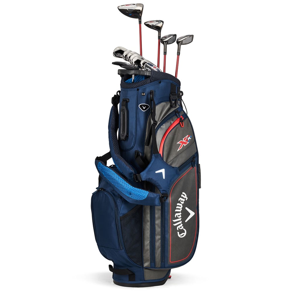 XR 13-Piece Stand Bag Package Set - Navy/Silver - Steel