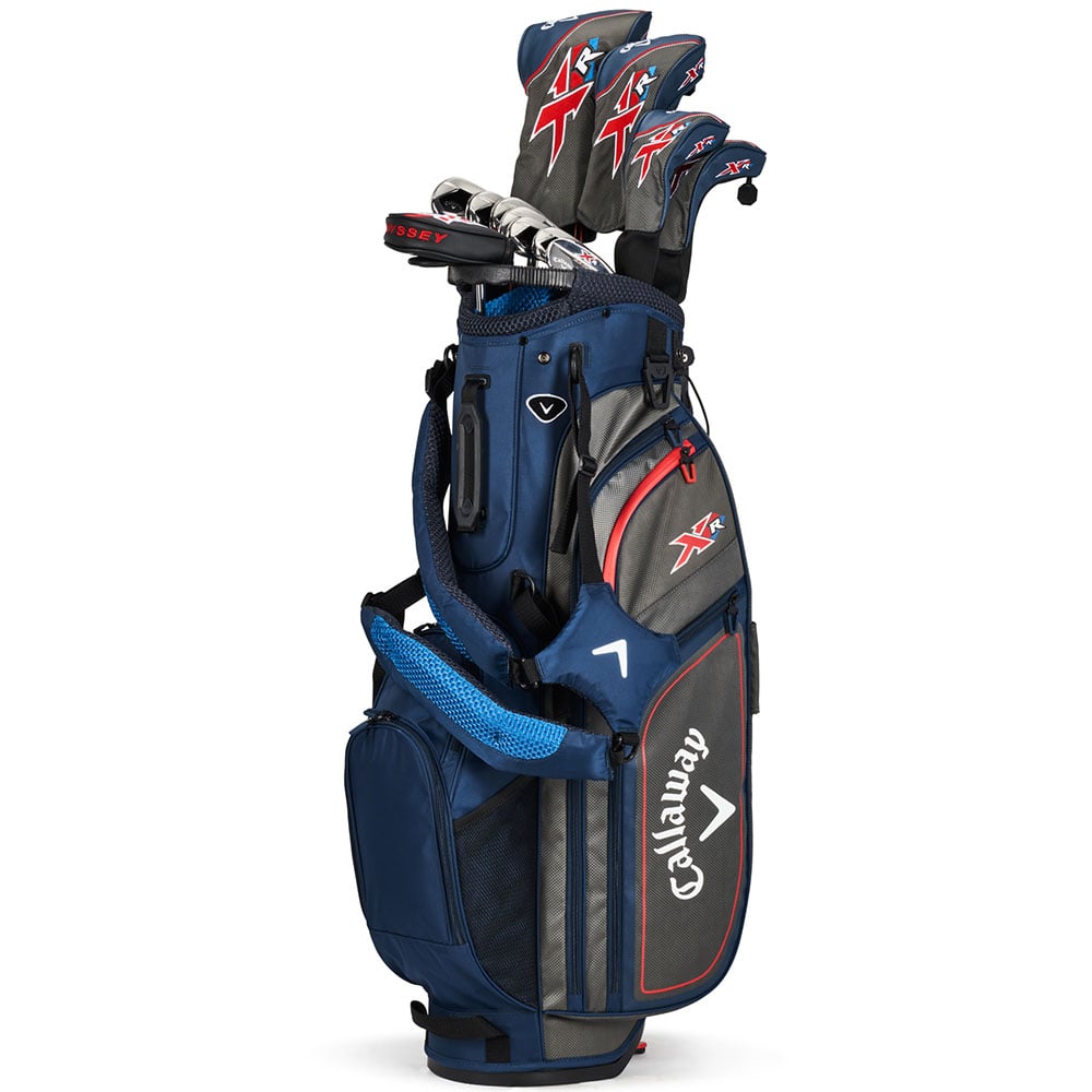 XR 13-Piece Stand Bag Package Set - Navy/Silver - Steel